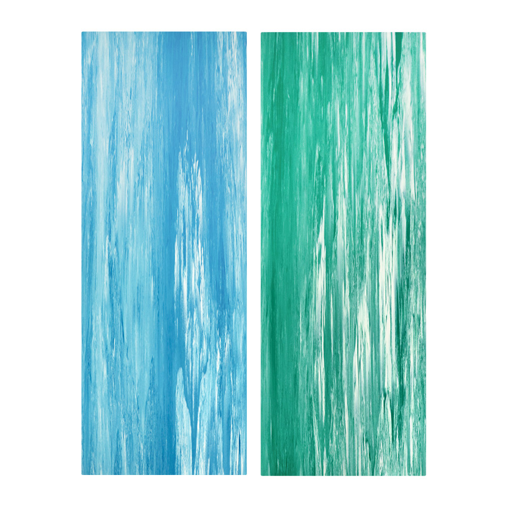 纯橡胶瑜伽垫垫天然橡胶双面防滑耐磨迷彩撞色椰丝运动健身男女垫