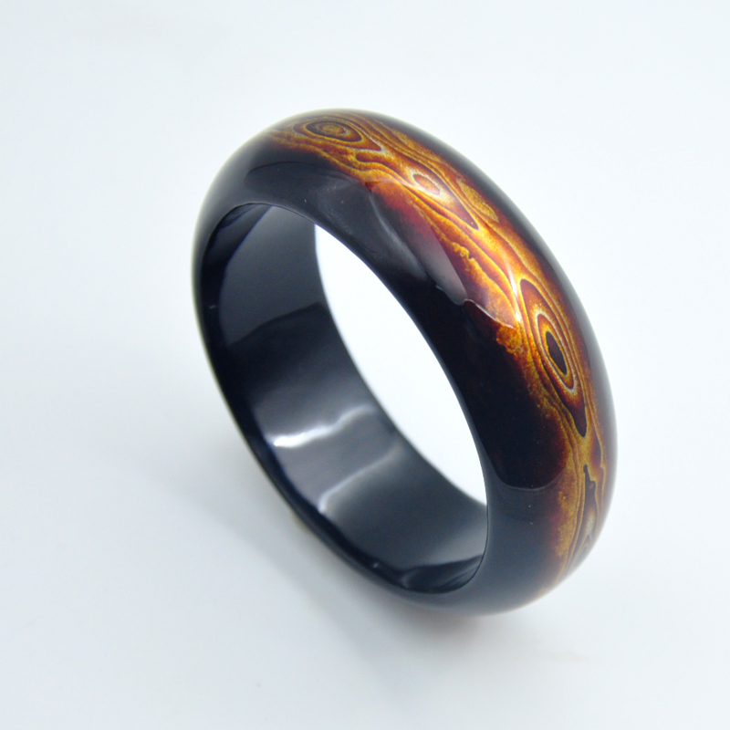 原创高端礼品定制典雅风大漆手镯