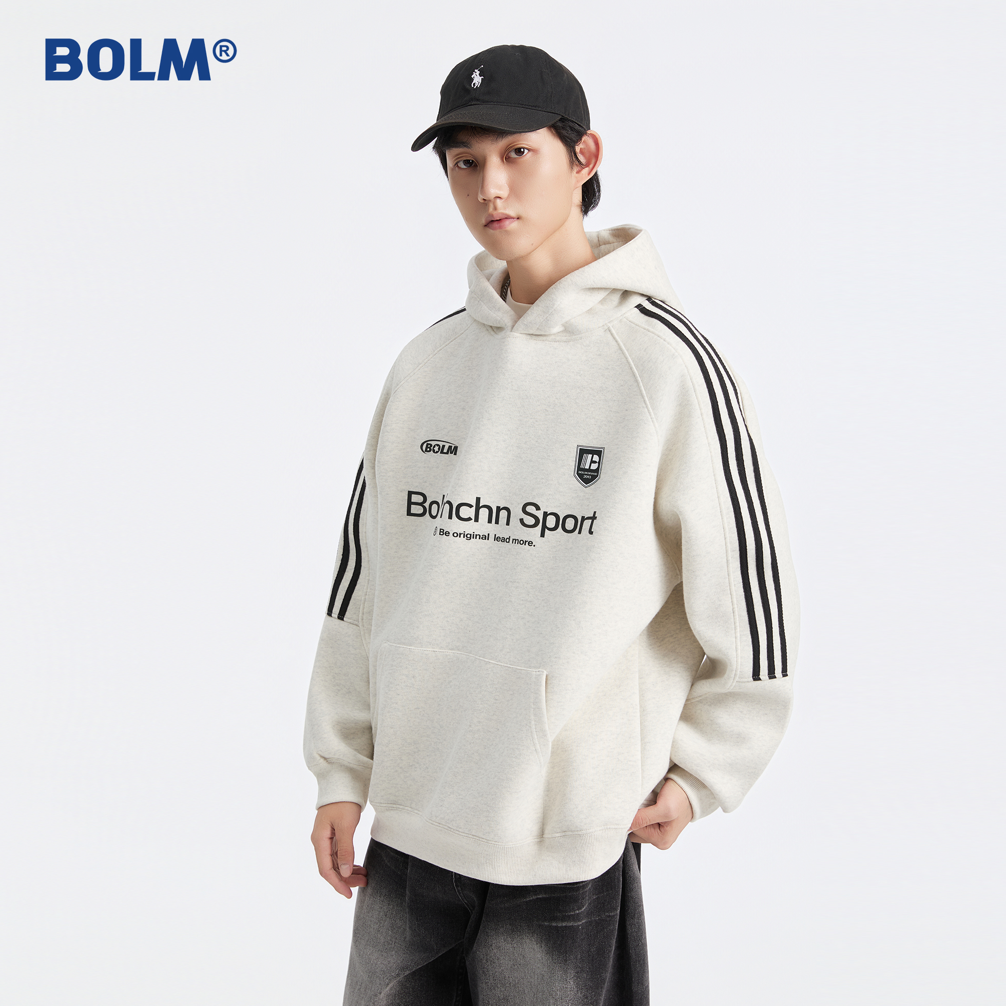 BOLM秋季美式重磅足球服卫衣