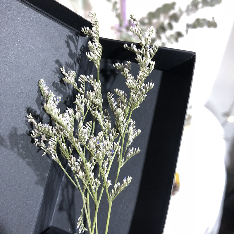 diy永生花花材手工蜡烛材料香薰蜡片干花贺卡情人草原色卡斯比亚