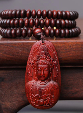 赞比亚小叶紫檀算盘珠DIY观音牌手链项链 规格5×9男女文玩厂批发