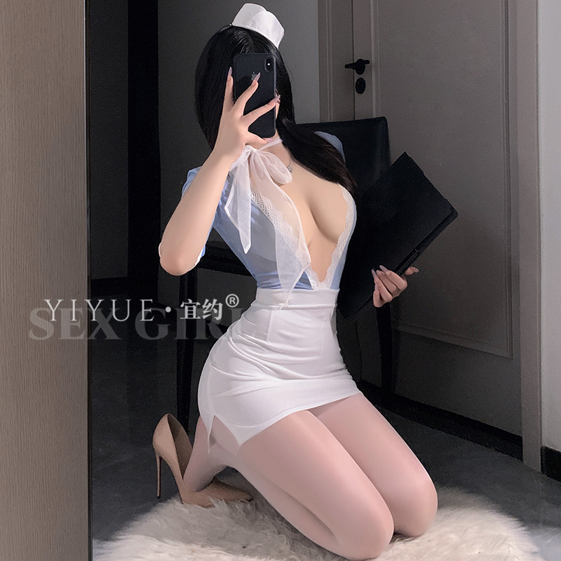 角色扮演亲密的衣服性感空姐制服