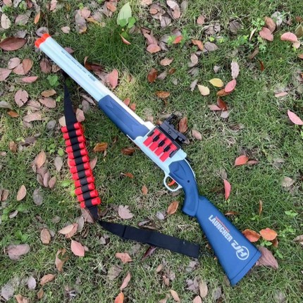 S686散弹枪喷子双管来福拉栓抛壳软弹枪1014霰弹模型小男孩玩具枪