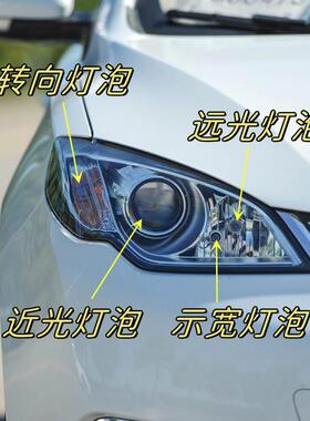 适用于15 16 17款荣威360前大灯泡近光灯远光灯转向灯示宽灯卤素