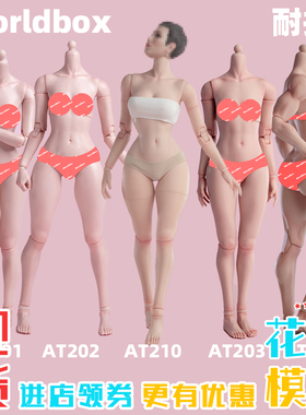 现货 Worldbox 耐操1/6女兵人 素体 AT201 AT202 AT203 AT210人偶