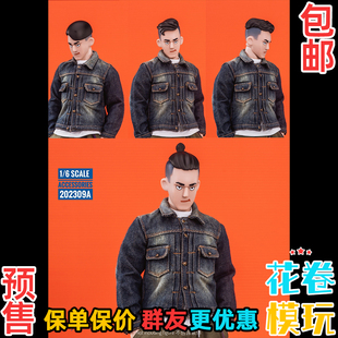 截单trickyMan12 1/6 男兵人头雕组 202309A黑发 202309W棕发