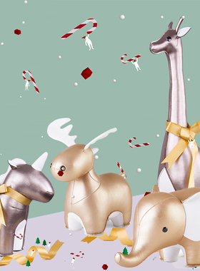 zuny台湾老虎独角兽桌面装饰新品