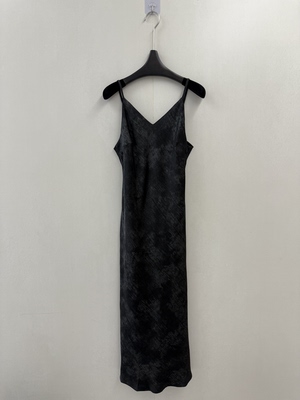 时髦小众先锋UM甜酷穿搭晕染吊带连衣裙辣妹休闲显瘦修身长裙潮女