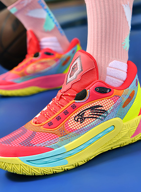 高品质狂潮6氮科技篮球鞋气垫减震男低帮耐磨防滑专业实战运动鞋5