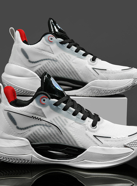 音速10篮球鞋男中帮实战防滑耐磨球鞋2026新款韦德运动鞋学生透气