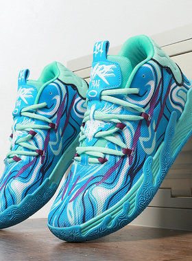 高品质新款三球3代拉梅洛鲍尔实战篮球鞋男防滑耐磨缓震运动鞋女2