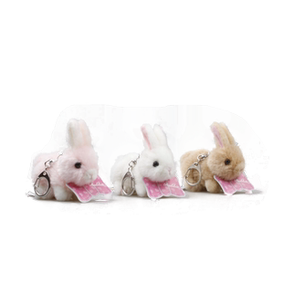 TAKENOKO新品毛绒公仔玩具兔子包邮白兔灰兔包包挂件上架限量发行