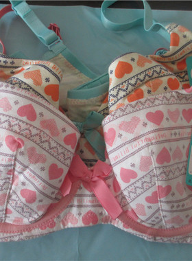 断码特价百伶百俐少女内衣初高中文胸罩C杯 纯棉薄款B1189