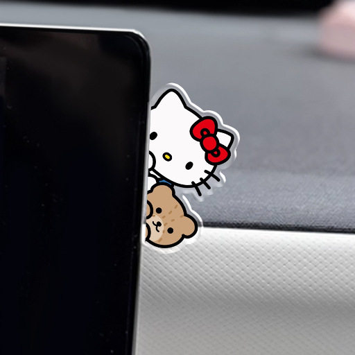 南郭良品hellokitty汽车摆件中控屏装饰车载仪表台装饰摆件可爱