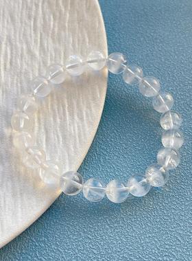 天然白幽灵手串女男满天星千层