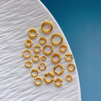 古法金龙扣盘缠闭口环跑环隔珠