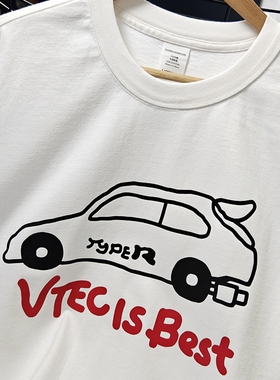 I AM MOMO原创复古日系JDM宽版短袖t恤本田TYPER主题插画系列EK9