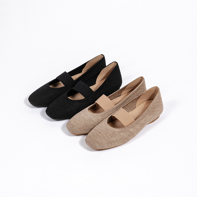 25新款时尚百搭平底一字带玛丽珍