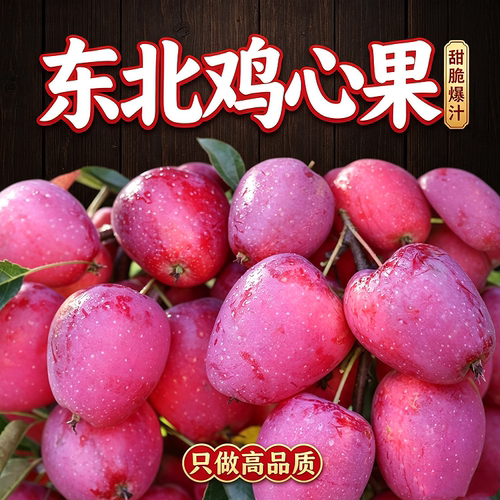 【酸甜可口】东北鸡心果新鲜上市嘎嘎甜脆塞外红锦绣海棠3斤/5斤
