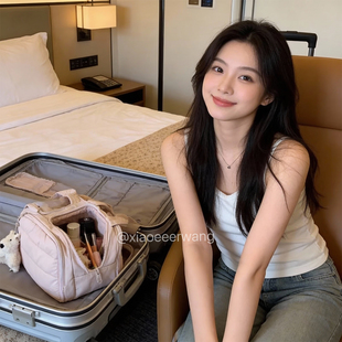 化妆包女大容量外出便携可挂行李箱分区收纳包防水出差旅行洗漱包