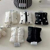 韩系云朵蝴蝶结零钱包迷你小号手拿包女小包收纳包口红杂物钥匙包