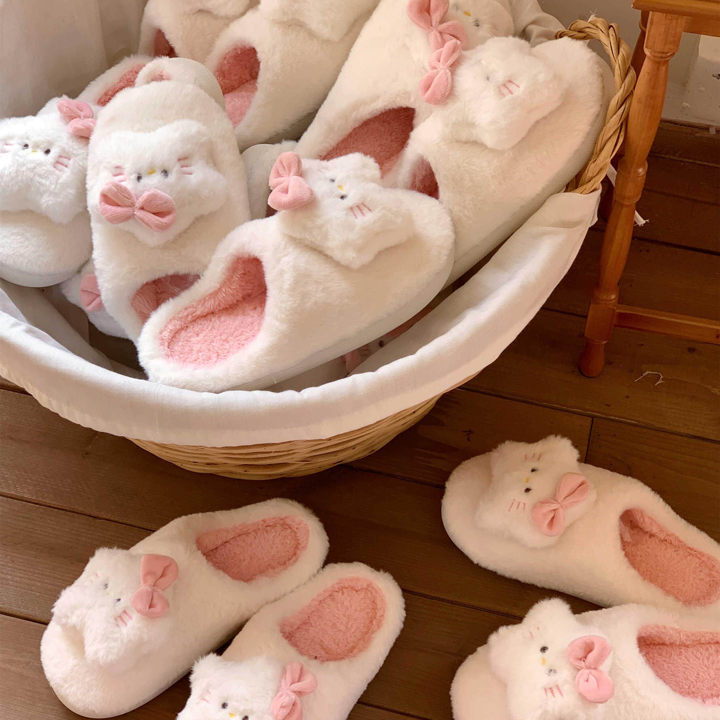 五角星猫咪棉拖鞋原创冬季保暖舒适家用平底包头拖鞋浴室防滑女,居家布艺,居家棉拖/棉鞋,淘宝优惠券,粉丝福利购,淘宝优惠卷