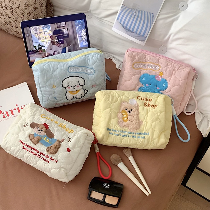 化妆包大容量女便携式外出化妆收纳包可爱手提杂物包旅行洗漱包,收纳整理,化妆包,淘宝优惠券,粉丝福利购,淘宝优惠卷