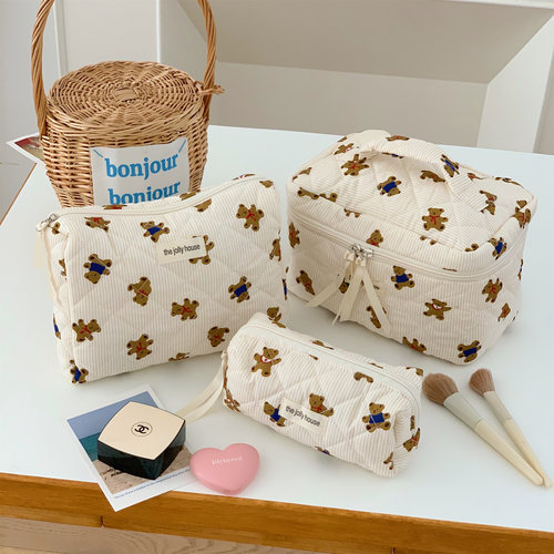 化妆包女2025新款便携化妆品收纳包少女心旅行洗漱包随身内胆包