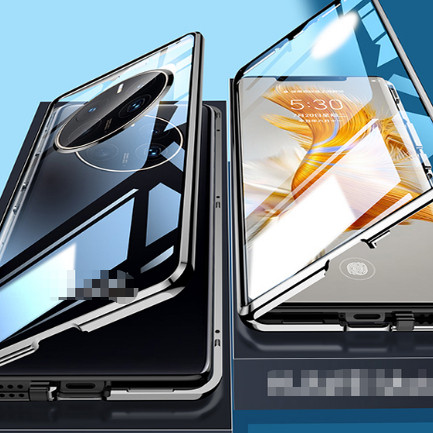 【壳膜一体】适用于华为mate50手机壳mate50pro新品保护套50e新款全包防摔镜头双面玻璃男士女生磁吸透明硬壳