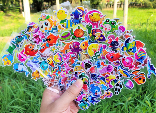 海洋小鱼贴纸贴画奖励儿童贴纸儿童贴画幼儿认知贴纸 - 封面