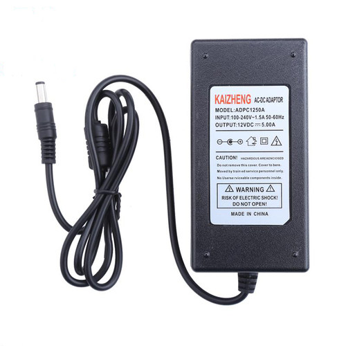 KAIZHENG原装ADPC1250A电源12V5A监控显示器 液晶电视适配器通用
