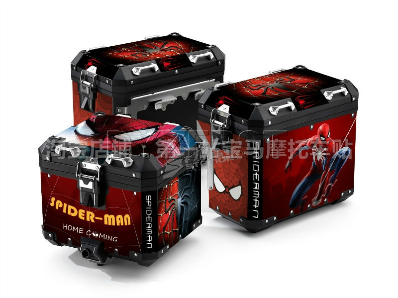 新款BMW摩托车三箱贴保护贴 漫威电影卡通游戏类定制箱子保护贴