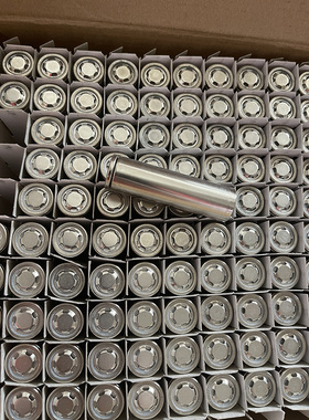 平头18650水泥电芯一比一模型假锂电池壳占位筒空壳无电压可点焊