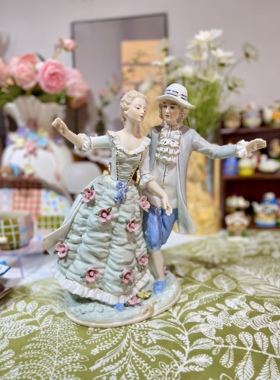 陶瓷创意桌面摆件简约轻奢客厅卧室电视柜生日乔迁新居之喜礼物