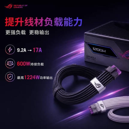 ASUS华硕ROG Equalizer 均流线 12V-2X6 PCIE POWER CABLE