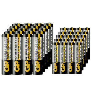 17.9元 包邮 GP 超霸 5号电池 20节+7号电池 20节