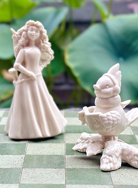 梅琳达公主动物摆件卡通公仔