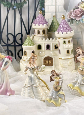 持续瓷生 出口陶瓷迪士*贝尔白雪公主睡美人灰姑娘人物瓷偶