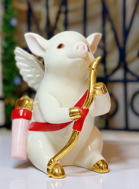 Lenox陶瓷天使猪天使猪