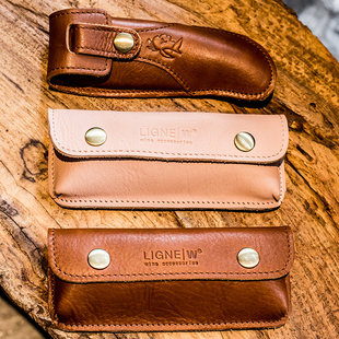 酒刀真皮皮套法国LIGNE|W拉吉奥乐葡萄酒红酒开瓶创意起酒器套子