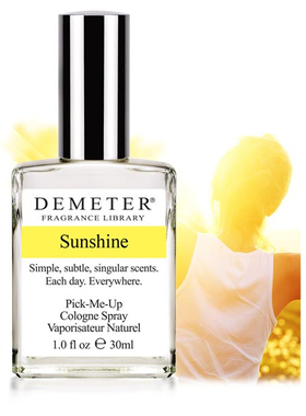 包邮 帝门特 阳光 sunshine 香味图书馆Demeter香水30ml正装