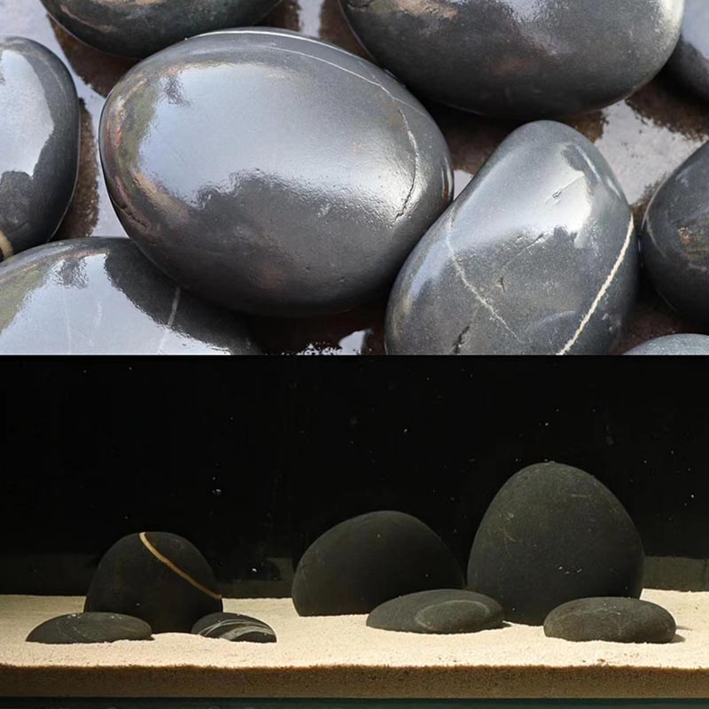 一石一景鹅卵石造景天然原石