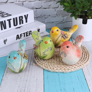 饰小摆件毕业纪念圣诞礼物 创艺可爱动物摆件树脂工艺品书桌卧室装