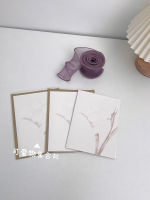 Simple and elegant embossed rose flower greeting cards, wedding vow cards, birthday blessing message cards, gift card pieces thumbnail 8