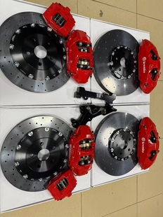 雷克萨斯Lm500h升级布雷博 前10后4配原厂碳陶刹车盘套装刹车卡钳