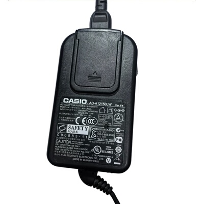 Casio, оригинальное электронное пианино, шнур питания, зарядное устройство, 12v