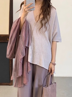 Chá 中国独家｜Botto Giuseppe Jersey Wand大号羊绒云朵围巾