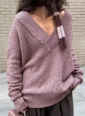 Cha 官方 | Daniel Andresen Pandan 牦牛绒加厚V领套头针织毛衣