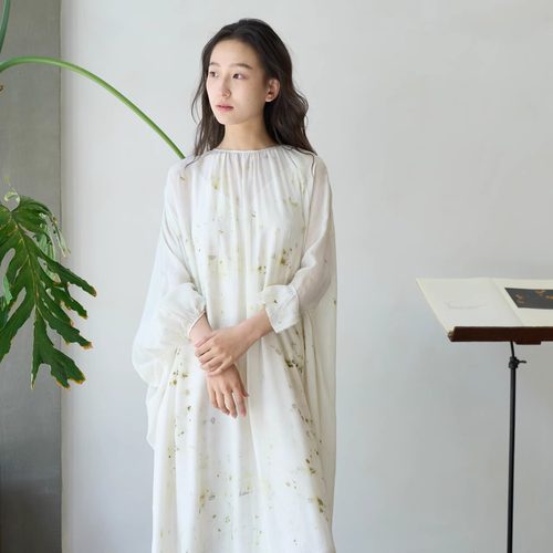 Mutedance25SS真丝长袍连衣裙