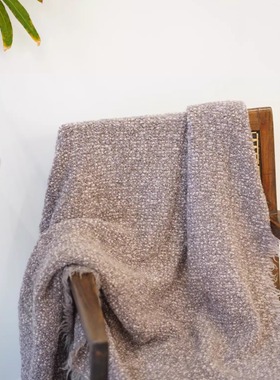 Cha 官方 | Society Limonta 26早春 MULTI 抛光羊驼毛混纺毛线布